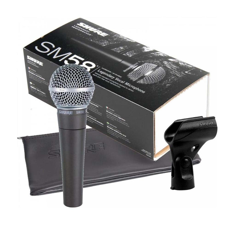 Shure SM58 Cardioid Dynamic Vocal Microphone-microphone-Shure- Hermes Music