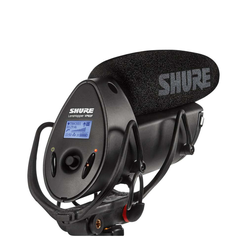 Shure VP83F LensHopper Camera-mount Compact Shotgun Mic with Flash Recording-microphone-Shure- Hermes Music