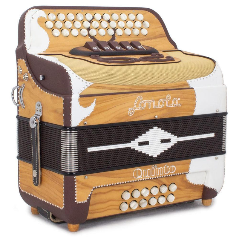 Sonola Quinto Accordion FBE 5 Switch Brown-accordion-Sonola- Hermes Music