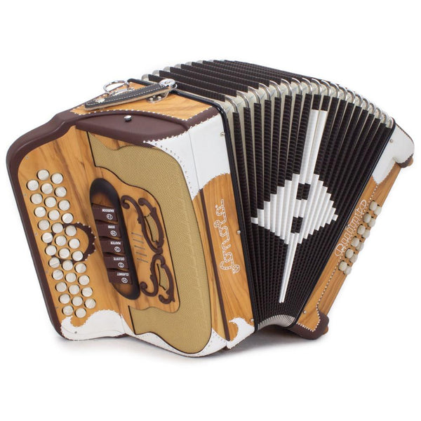 Sonola Quinto Accordion FBE 5 Switch Brown-accordion-Sonola- Hermes Music