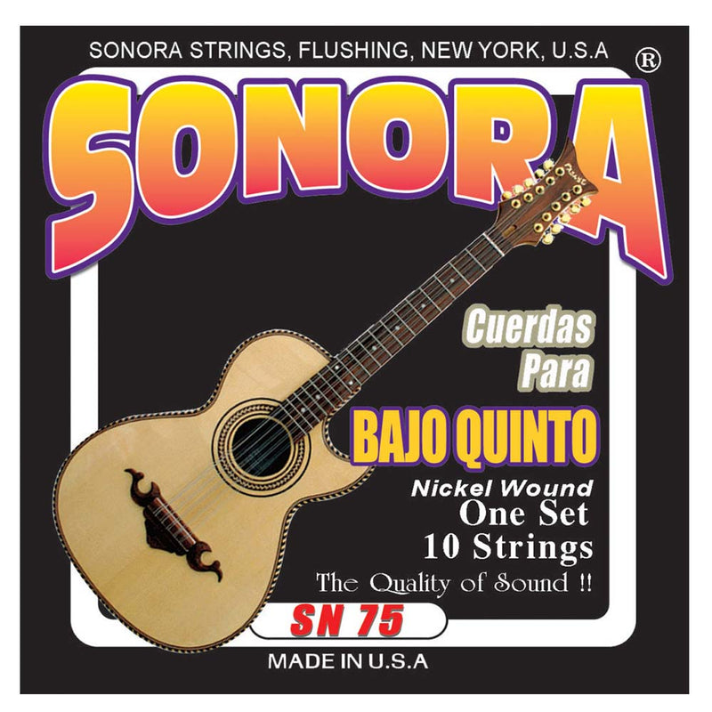Sonora SN75 Bajo Quinto Strings Nickel Wound-accessories-Sonora- Hermes Music