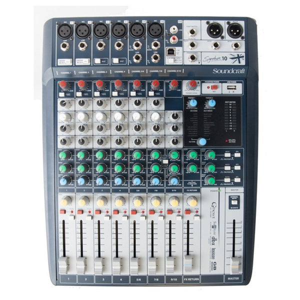 Soundcraft Signature-10 10-Channel Mixer with Effects-mixer-Soundcraft- Hermes Music
