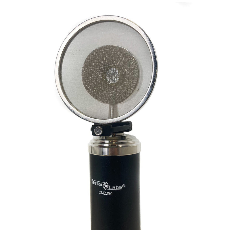 Stellar Labs Studio Condenser Cardioid Microphone Dual Voltage-Microphones-Stellar Labs- Hermes Music
