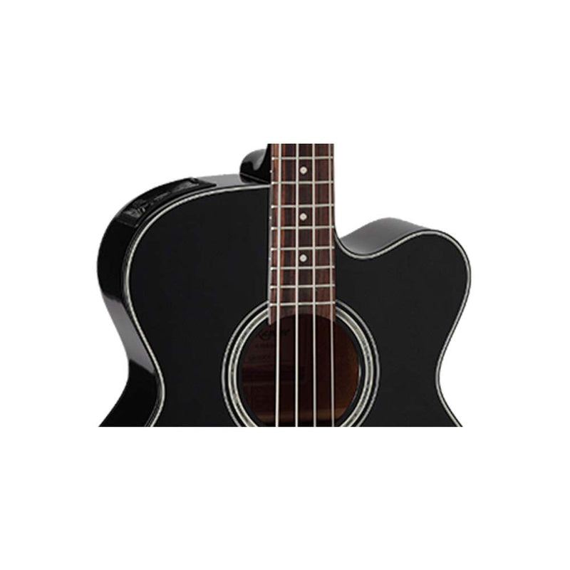 Takamine GB30CE Acoustic/Electric Bass Guitar Black-bass-Takamine- Hermes Music