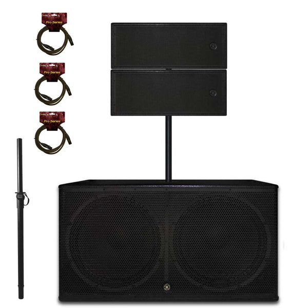 Topp Pro Club Line Array Package For 300 People-bundle-Topp Pro- Hermes Music