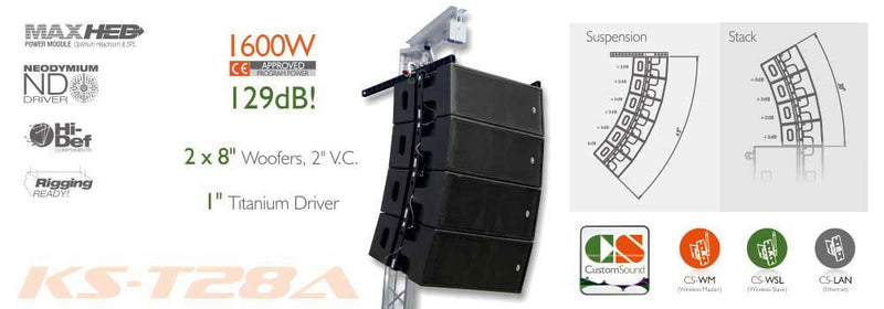 Topp Pro Concert Line Array Package For 500 People-bundle-Topp Pro- Hermes Music