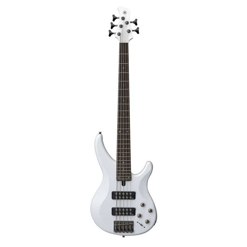 Yamaha TRBX305 WH 300-Series 5-String Electric Bass (White)-bass-Yamaha- Hermes Music