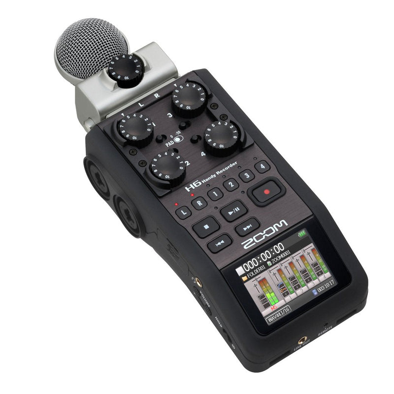 Zoom H6 Portable Recorder-recorder-Zoom- Hermes Music