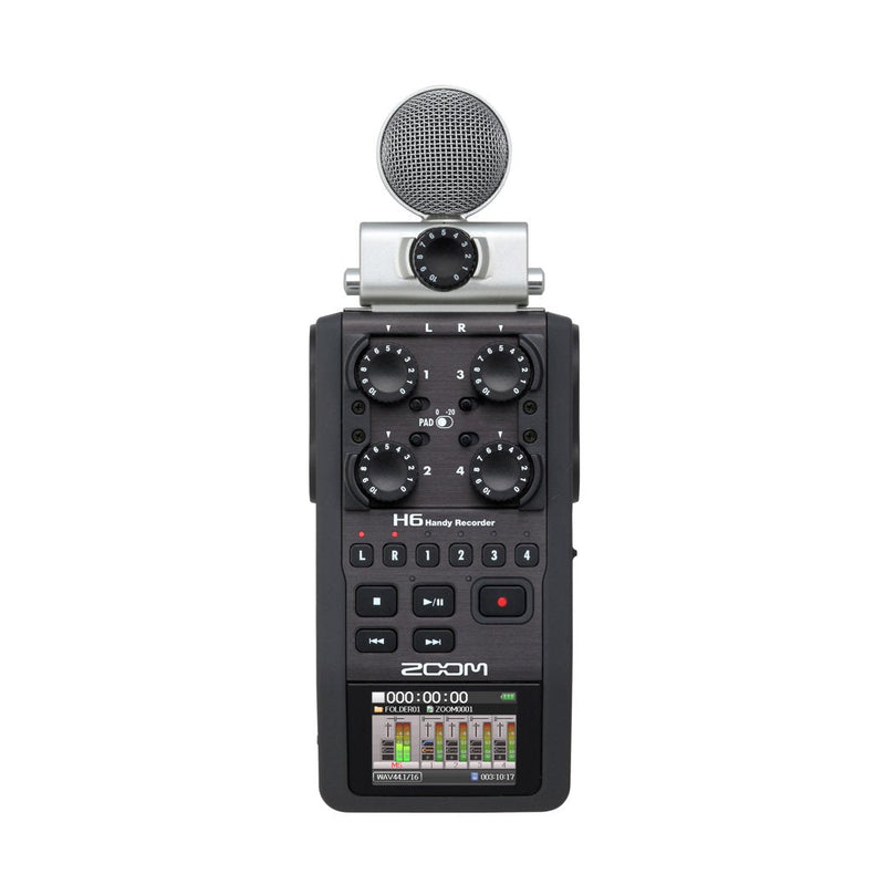 Zoom H6 Portable Recorder-recorder-Zoom- Hermes Music