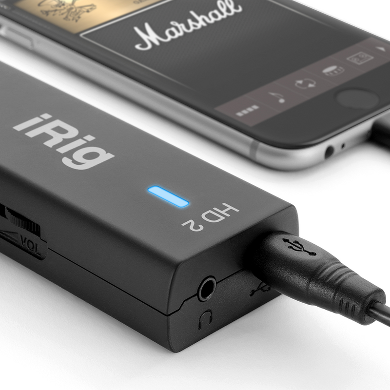iRig HD 2 Guitar Interface for iOS, Mac and PC-interface-IK Multimedia- Hermes Music