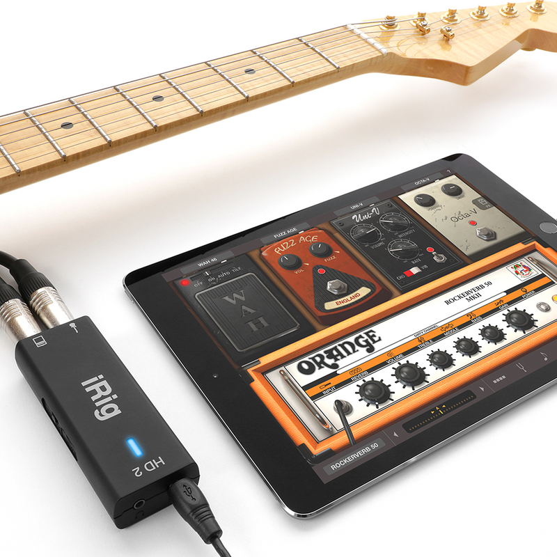 iRig HD 2 Guitar Interface for iOS, Mac and PC-interface-IK Multimedia- Hermes Music